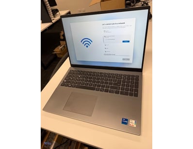 Dell Vostro 15 (P117F) laptop in silver finish. Fe...