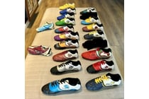 NINETEEN SIGNED NRL BOOTS BY VARIOUS