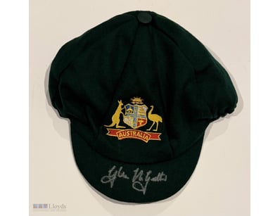 GLENN MCGRATH SIGNED REPLICA TEST CAP

A Australia...