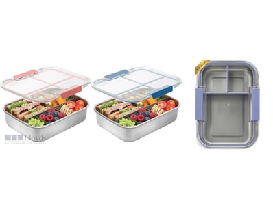 RRP $110 Pack of 3 Smash Bento Lunch Boxes - (4003...