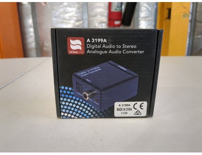 Digital Audio To Stereo Analogue Audio Converter....