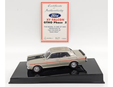 FORD XY FALCON GTHO PHASE 3 "QUICK SILVER" LIMITED...