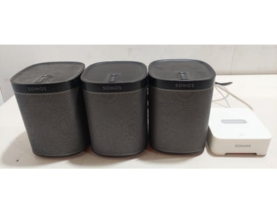 Sonos Wireless Audio Bundle Comprising 3x Sonos Pl...