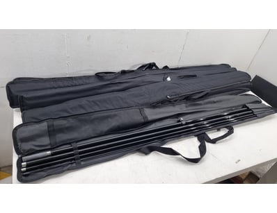 Bulk Qty Of pull apart Display banner poles in car...