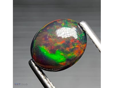 CERTIFIED 1.58CT SMOKED OPAL – CABOCHON CUT, EARTH...