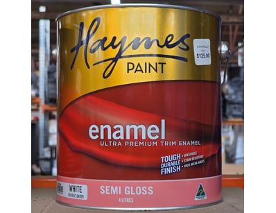 Haymes paint enamel ultra premium trim enamel semi...