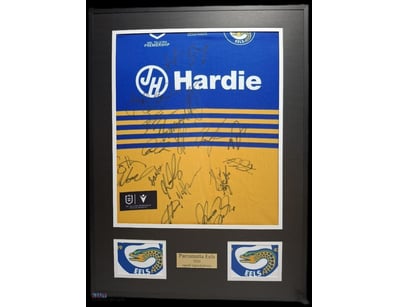 PARRAMATTA EELS 2026 SQUAD SIGNED/FRAMED JERSEY

 ...