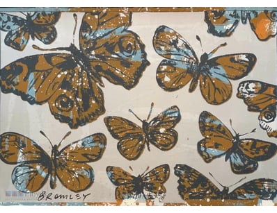 DAVID BROMLEY (1960 - )

Signed, Screenprint On Ca...