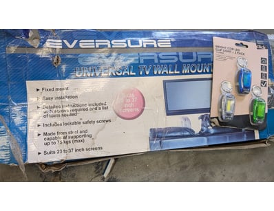 Bundle lot comprising Eversure Universal TV Wall M...