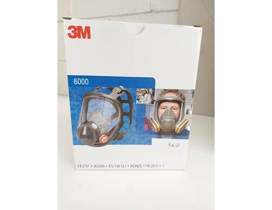 3M 6000 Series Full Face Respirator Mask - Profess...