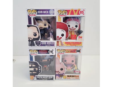 FUNKO POP VINYL FIGURE COLLECTION - FOUR PIECE LOT...