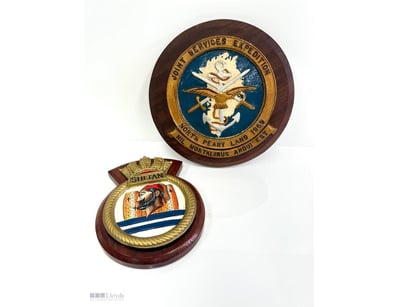 ROYAL NAVY SHIP PLAQUES - JOINT SERVICES EXPEDITIO...