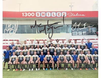J. THURSTON, M. SCOTT & M. MORGAN SIGNED 2015 PHOT...