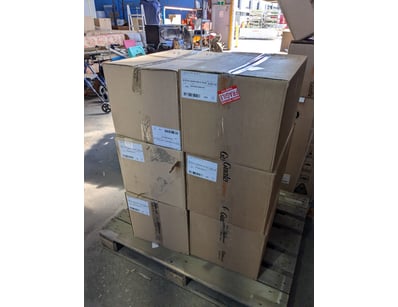 Homewares, 6 boxes including cutlery sets, glasswa...