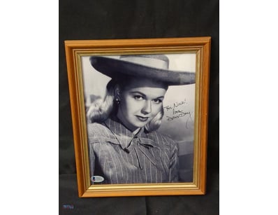 AUTOGRAPHED PHOTOGRAPH OF DORIS DAY.

Item Size: H...