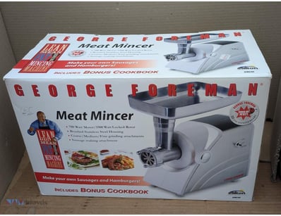 George Foreman Meat Mincer Gfmg700 With Accessorie...