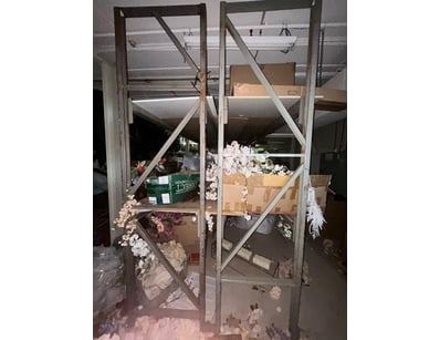 Industrial Racking ONLY

Note: All contents curren...