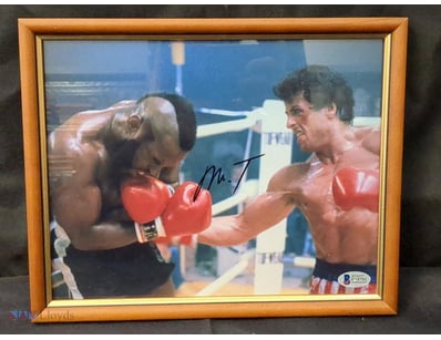 AUTOGRAPHED PHOTOGRAPH OF MR.T

Item Size: Height:...
