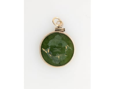 GOLD PLATED NEPHRITE PENDANT


583010+53


