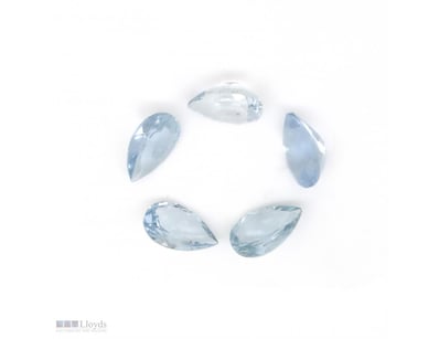 5.50CT TSW X 5, NATURAL BERYL AQUAMARINES     

Me...