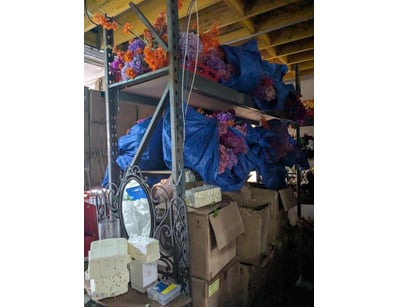 Industrial Racking ONLY

Note: All contents curren...