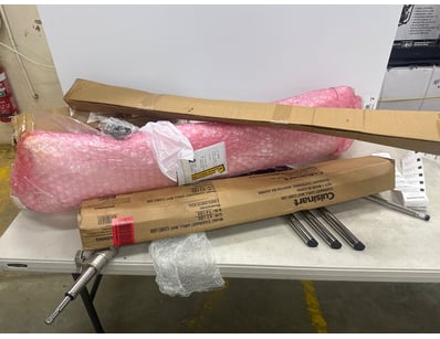 Cyborg wing Mitsubishi Mirage hatch, tripod arms m...