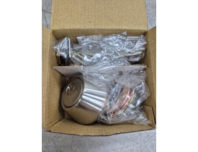 RRP $75 Delf Trade Satin Stainless Double Cylinder...