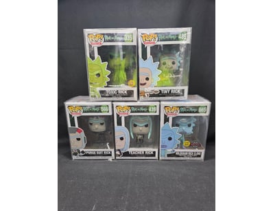 RICK AND MORTY FUNKO POP ANIMATION COLLECTION - 5 ...