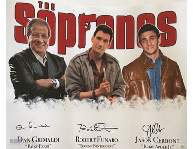 THE SOPRANOS CAST SIGNED  LARGE POSTER/PHOTO 

Dan...