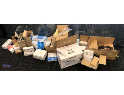 Assorted electric supplies, sold as lot
