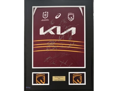 BRISBANE BRONCOS 2026 SQUAD SIGNED JERSEY

Brisban...