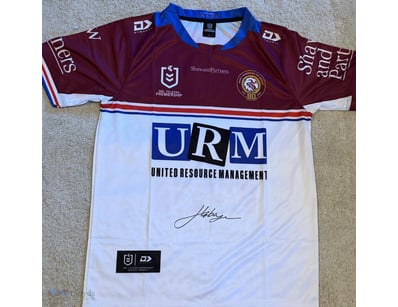 TOM TRBOJEVIC SIGNED MANLY SEA EAGLES JERSEY

A Ma...