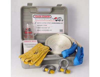 4WD STRAP RECOVERY KIT – TOUGH COUNTRY   

1 x Hea...