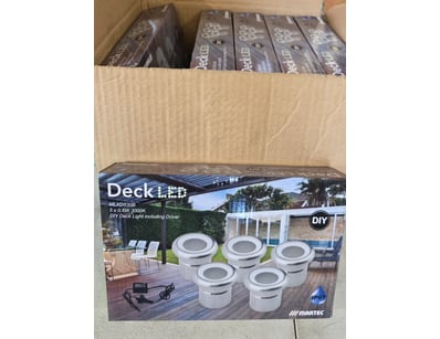 Martec Deck 5 0.6W LED Deck Light Kits. 3000k. Mod...