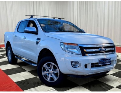 <b>2014 Ford Ranger PX XLT Dual Cab Utility - Whit...