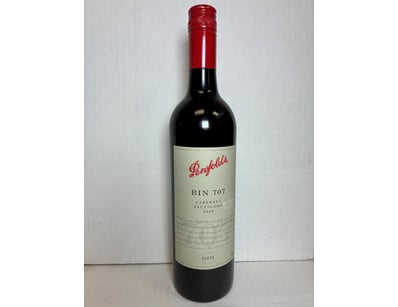 Wine, Penfolds BIN 707, Cabernet Sauvignon 2008, B...