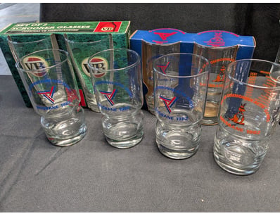 COLLECTION OF COMMEMORATIVE SCHOONER GLASSES

In...