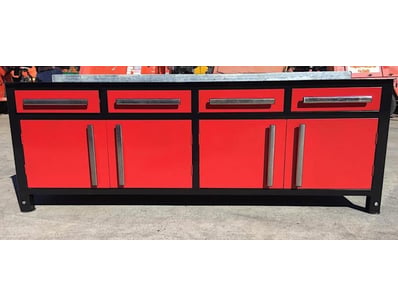 Unused Welding Table, with heavy duty work top, 4 ...