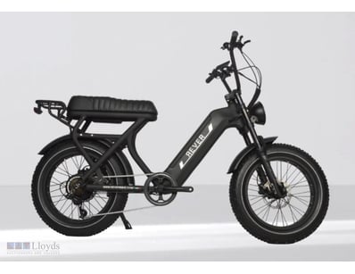 <b>REVER Safari 1000W Electric Bike - Black - Bran...