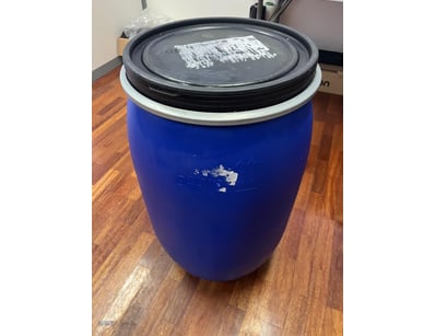 Pack of 10 140L Heavy Duty HDPE Industrial Drum w/...