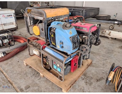 Pallet lot of untested industrial portable gasolin...