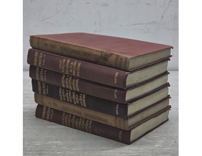 Books, 6 x vintage style tool books 

Sold as lo...
