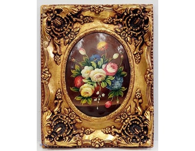 ARTIST UNKNOWN

Oil On Panel

Title: Floral Still ...