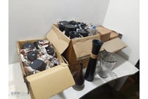 Assorted lot of vases. Including 3359 sm black