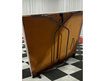 Ping Pong Table, timber style finish, includes ste...