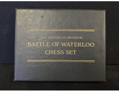 THE WATERLOO MUSEUM BATTLE OF WATERLOO CHESS SET
...