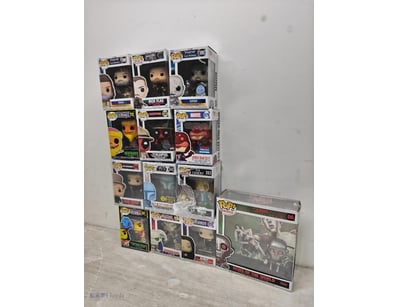 Figures, assorted pop vinyl funk figures including...