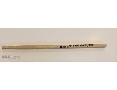 ACDC'S SIMON WRIGHT SIGNED AC/DC DRUMSTICK

Simon ...