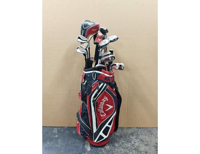 Golf equipment, Callaway golf bag and various golf...