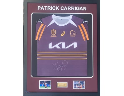 PATRICK CARRIGAN PERSONALLY SIGNED QUEENSLAND STAT...